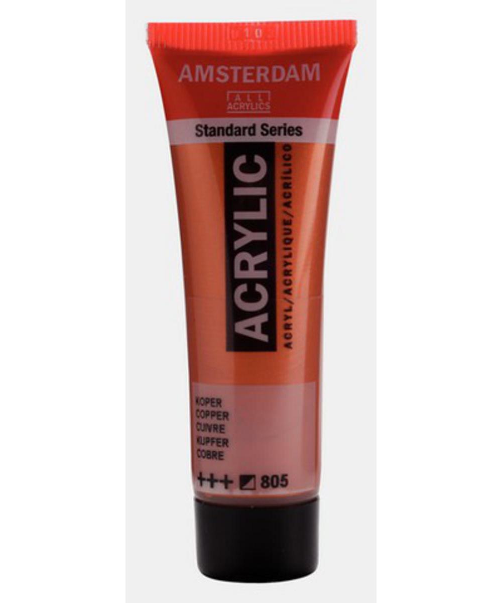 Amsterdam, Acrylic, Art & School, Paint, 20ml, 974510, Copper